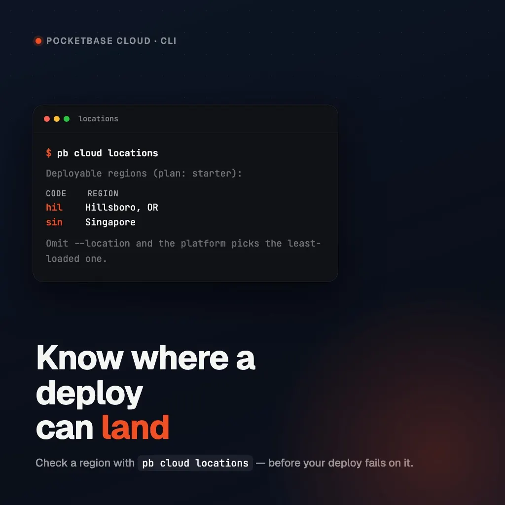 pbc locations: Know Where a Deploy Can Land