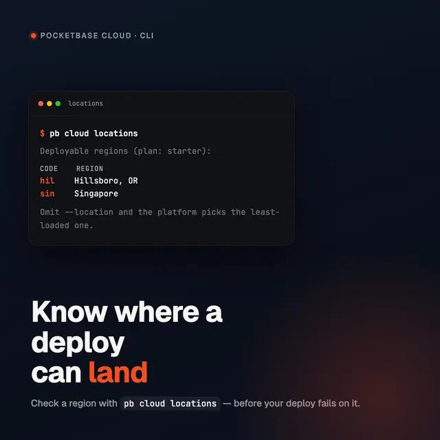 pbc locations: Know Where a Deploy Can Land